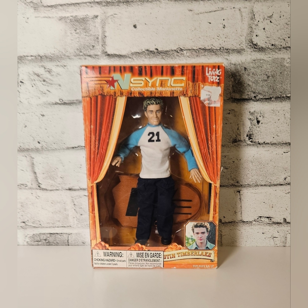 NSYNC Justin Timberlake Living Toyz Marionette NIB